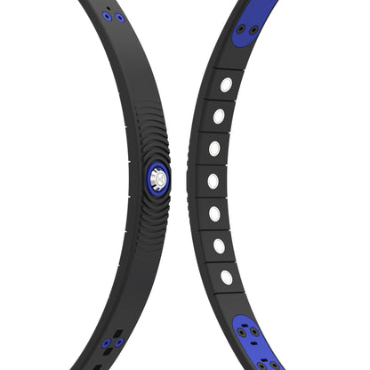 ProExl 18K Sports Magnetic Bracelet - Waterproof - Breathable Strap - Power & Energy - Black Azul