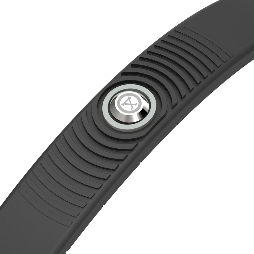ProExl 18K Sports Magnetic Bracelet - Waterproof - Breathable Strap - Power & Energy - Black Gray