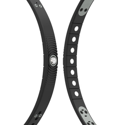 ProExl 18K Sports Magnetic Bracelet - Waterproof - Breathable Strap - Power & Energy - Black Gray