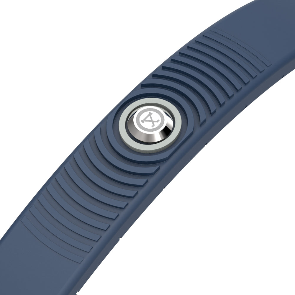 ProExl 18K Sports Magnetic Bracelet - Waterproof - Breathable Strap - Power & Energy - Blue Gray