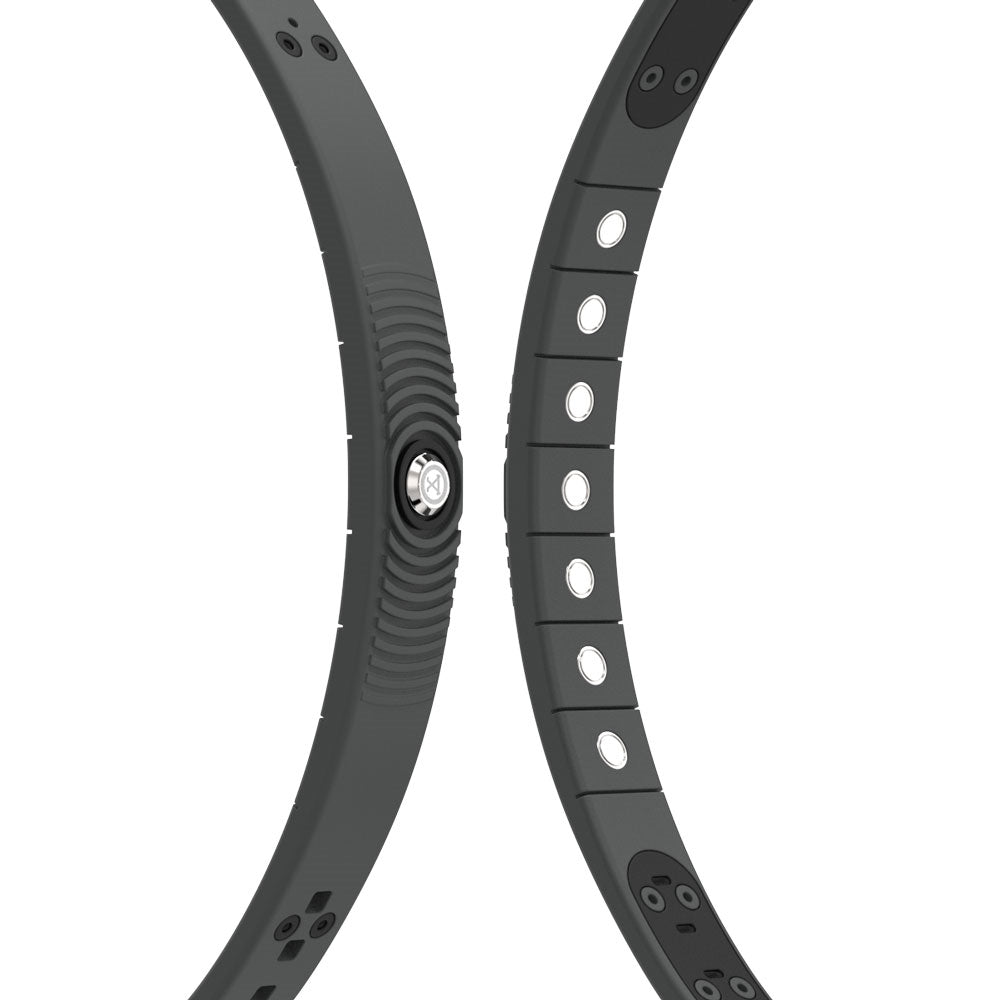 ProExl 18K Sports Magnetic Bracelet - Waterproof - Breathable Strap - Power & Energy - Gunmetal Gray