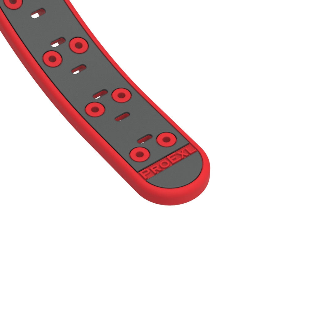 ProExl 18K Sports Magnetic Bracelet - Waterproof - Breathable Strap - Power & Energy - Red Gunmetal Gray