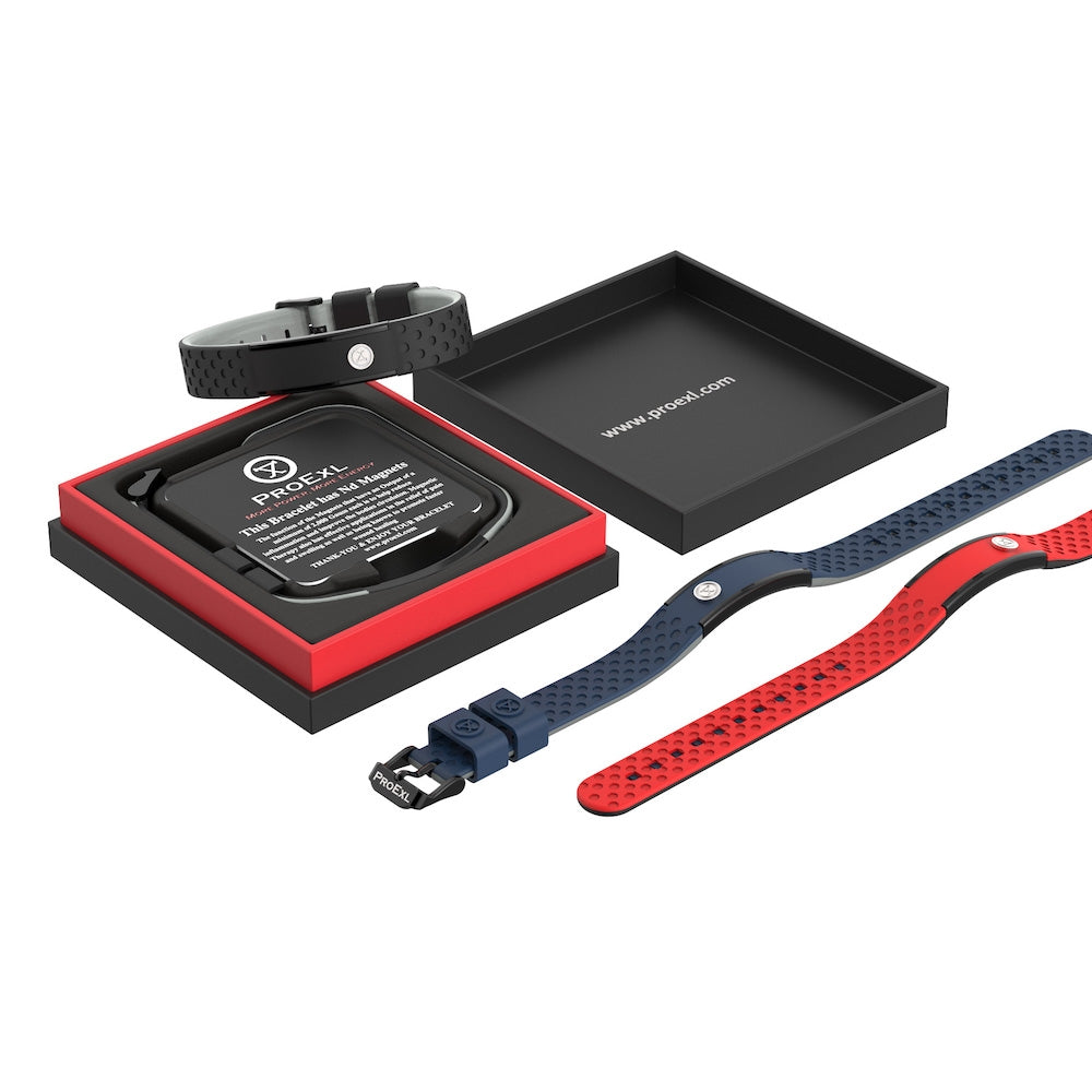 ProExl 9K Energy Sports Magnetic Bracelet Black