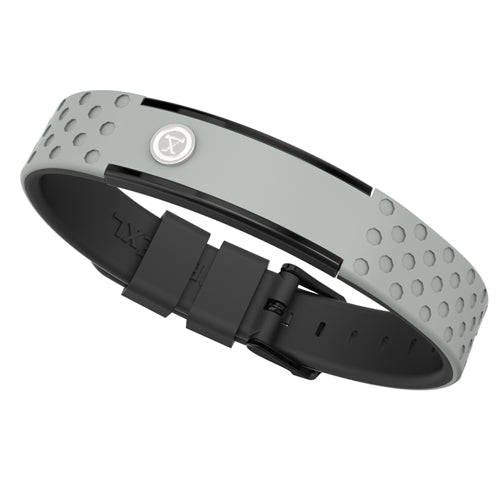 Shop Gray And Black Proexl 9K Sports Magnetic Golf Bracelet