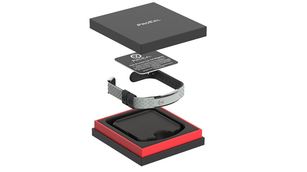 ProExl 9K Energy Sports Magnetic Bracelet Gray Black