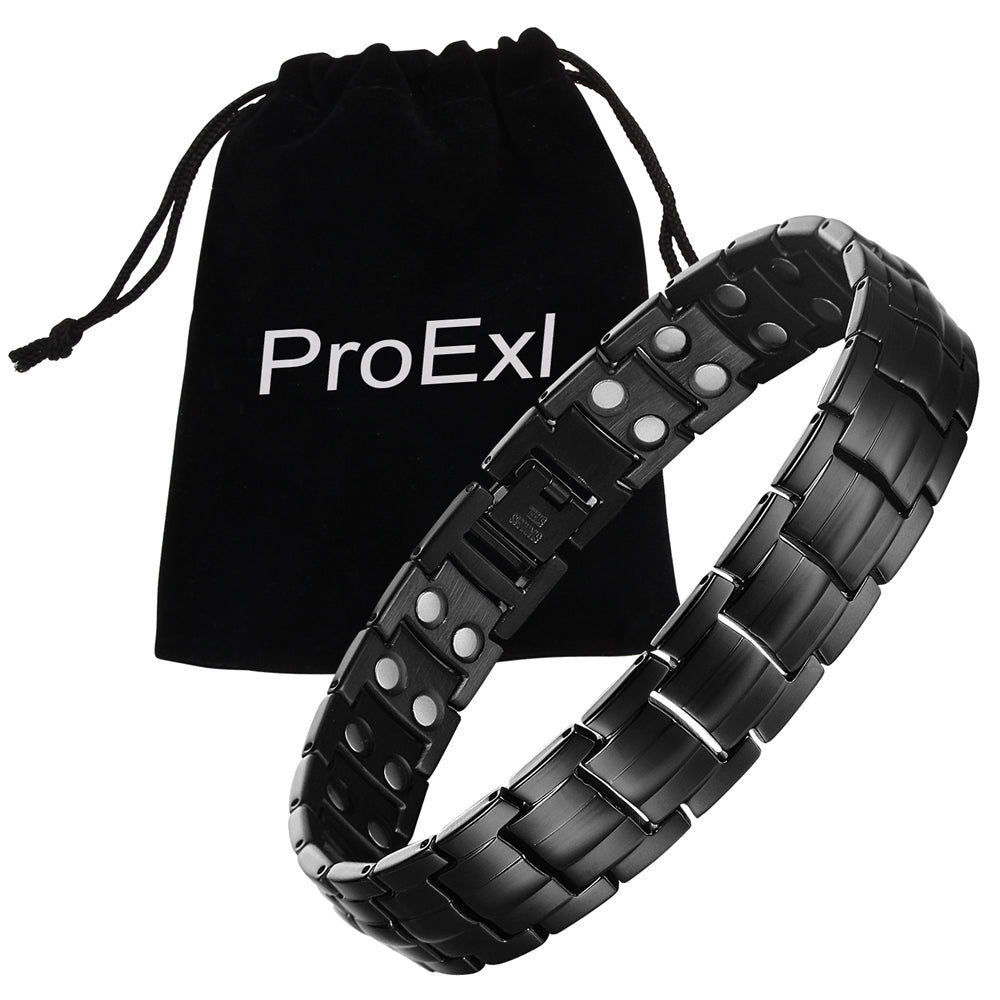 ProExl MAX magnetic bracelet for men - Stainless steel - Black