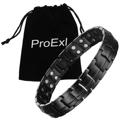 ProExl MAX magnetic bracelet for men - Stainless steel - Black