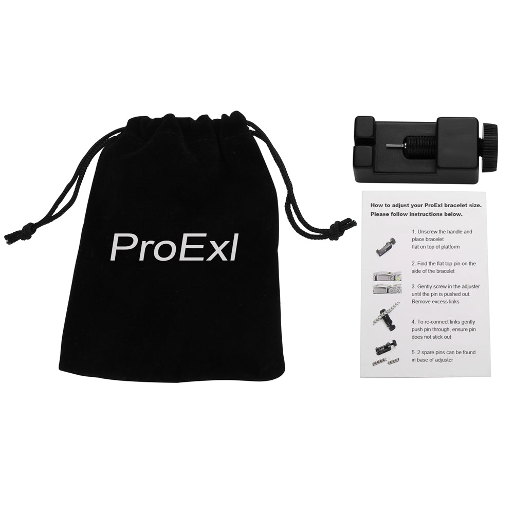 ProExl MAX magnetic bracelet for men - Stainless steel - Black