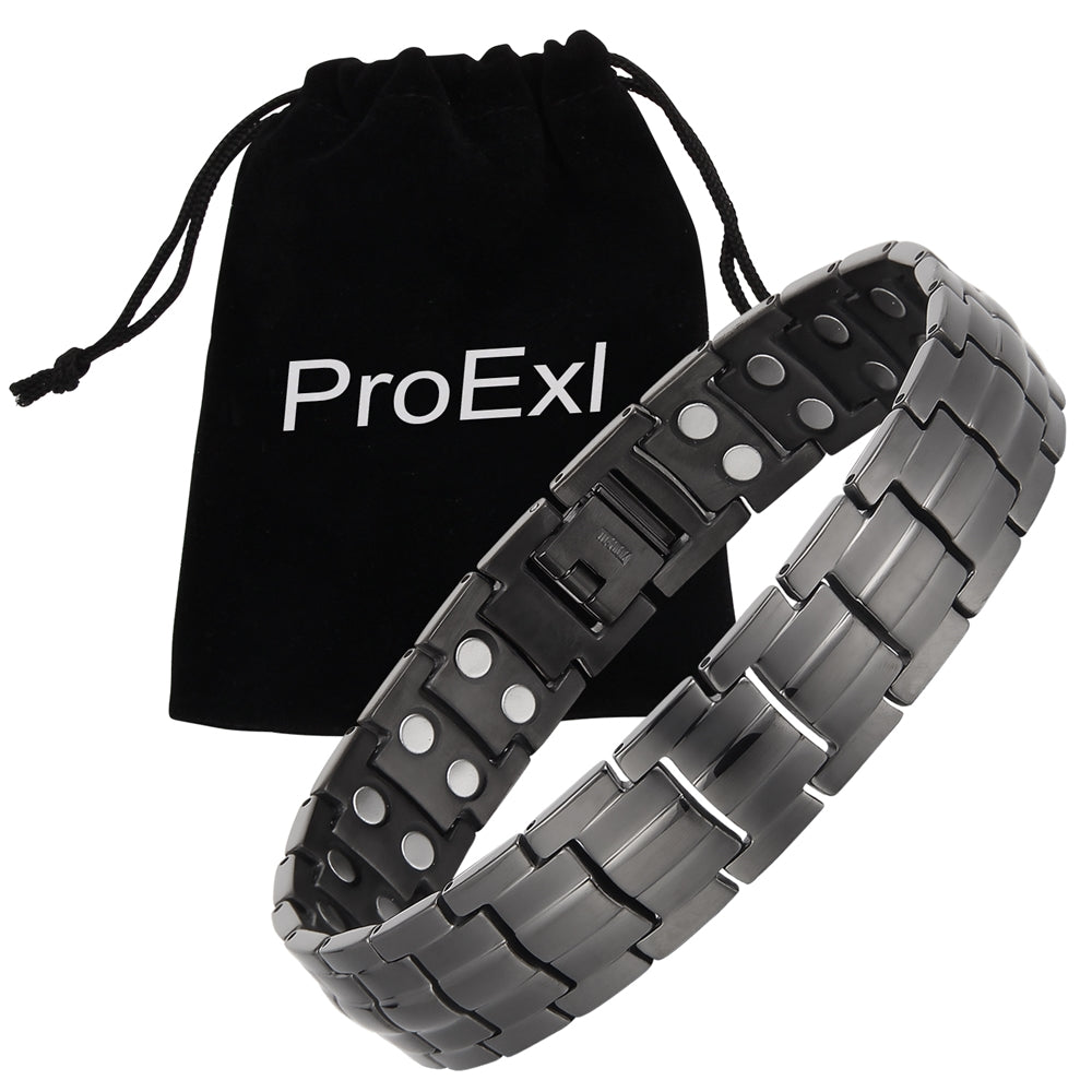 ProExl MAX magnetic bracelet for men - Stainless steel - Gray